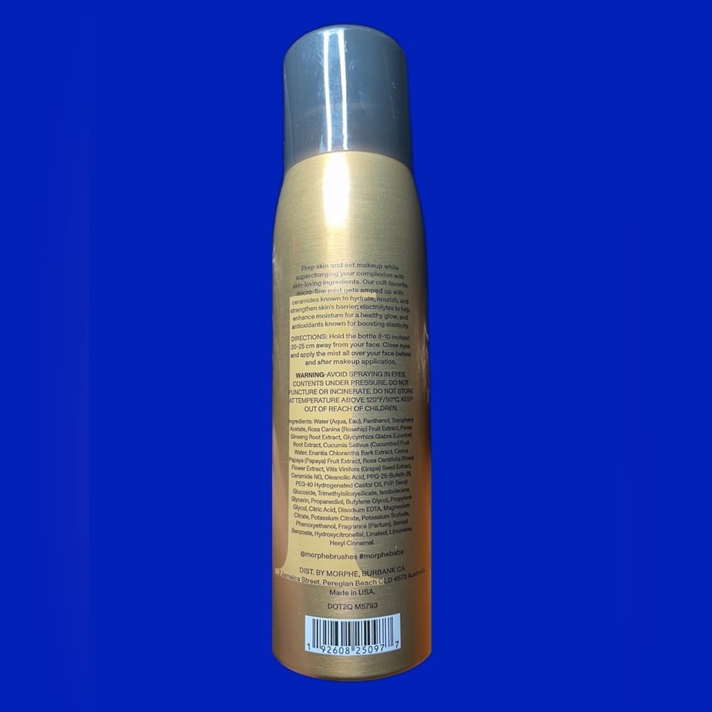 Morphe Continuous Prep & Set Mist+ in Gold and Black - Picture 2 of 2